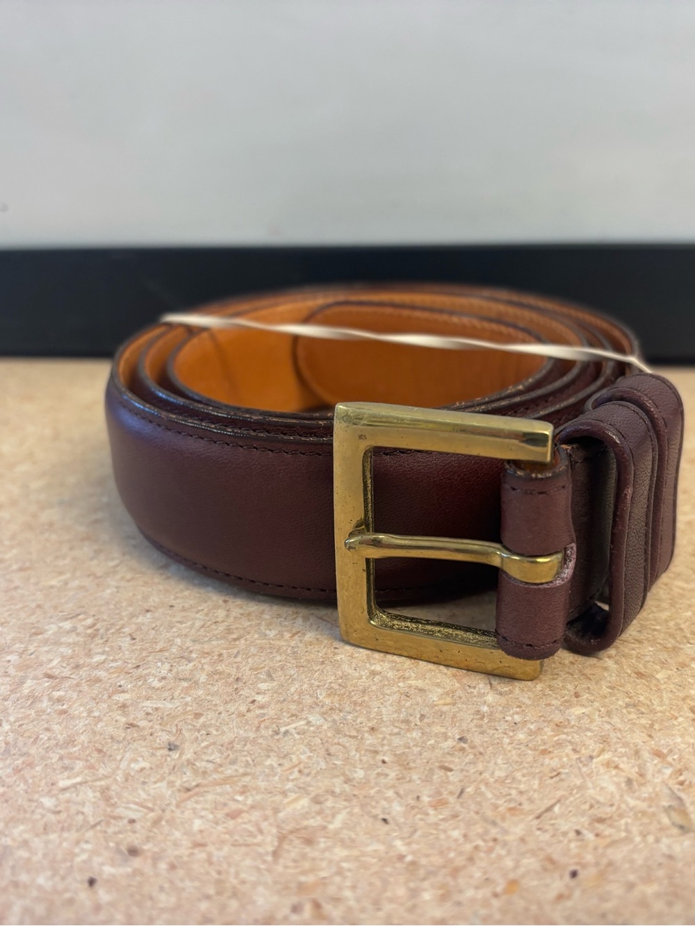 Burgundy Coach Belt 7609